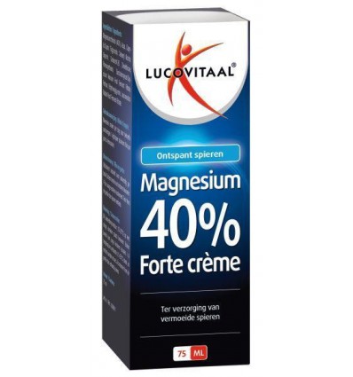 Lucovitaal Magnesium 40% forte creme 75 gram