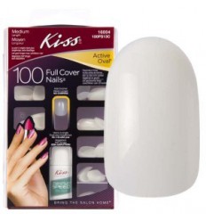 Kiss Full cover nails oval 1 set | Superfoodstore.nl
