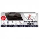 Lucovitaal Orthopedische slippers 35-36 zwart 1 paar