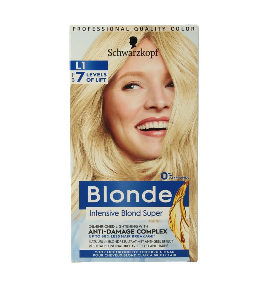 Schwarzkopf Blonde intensive blond super L1 set