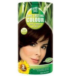 Henna Plus Long lasting colour 3.44 dark copper brown 100 ml |