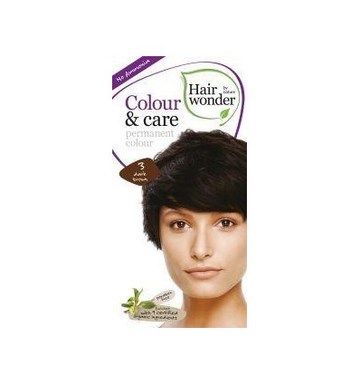 Hairwonder Colour & Care 3 dark brown 100 sachets