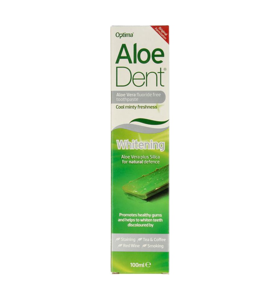 Goedkeuring Paar liter Optima Aloe dent aloe vera tandpasta whitening 100 ml kopen?