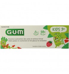 GUM Kids tandpasta aardbei 50 ml | Superfoodstore.nl
