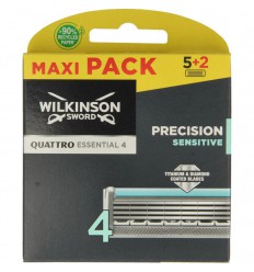 Wilkinson Quattro titanium sensitive mesjes 5+2 7 stuks