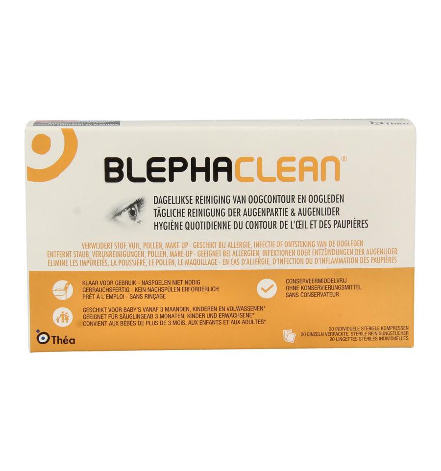 Thea blephaclean steriele compressen 20st