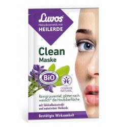 Luvos Crememasker clean 7.5 ml 2 stuks