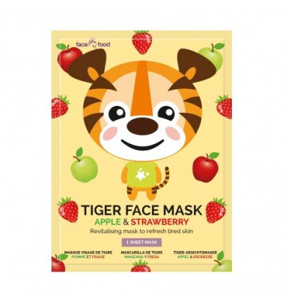 Montagne Tiger sheet face mask apple & strawberry