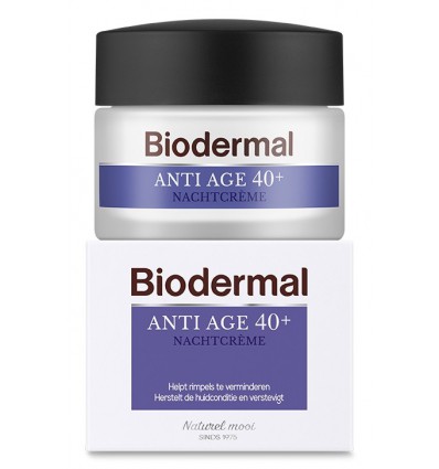 Nachtcreme Biodermal anti age 40+ 50 ml kopen