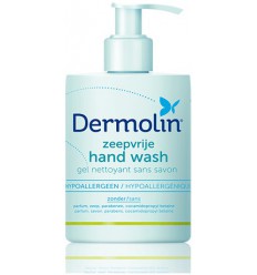 Dermolin Handwash zeepvrij dispenser 200 ml | Superfoodstore.nl