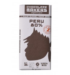 Chocolatemakers Awajun 80% fairtrade biologisch 85 gram