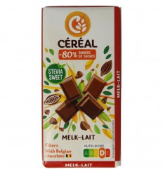 Cereal Chocolade tablet melk 85 gram | Superfoodstore.nl