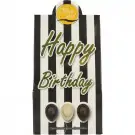 Voor Jou Cadeau doos black & white happy birthday 100 gram