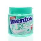 Mentos Gum pure fresh winter pot 50 stuks