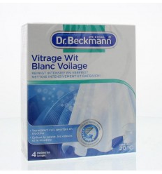 Beckmann Vitrage wit 40 gram 4 stuks