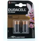 Duracell Batterij 123/2 2 stuks