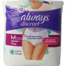 Always Discreet underwear broekjes maat M 9 stuks