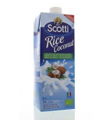 Riso Scotti Rice drink coconut 1 liter | Superfoodstore.nl