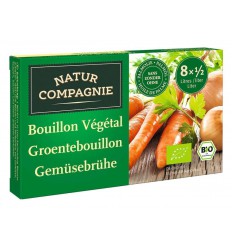 Natur Compagnie Groentebouillonblokjes met zout biologisch 84 gram