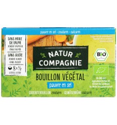 Natur Compagnie Groentebouillon zonder zout biologisch 68 gram