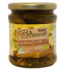 Bionova Augurken zoet zuur 330 gram | Superfoodstore.nl