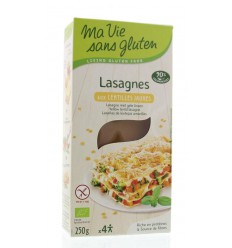 Ma Vie Sans Gluten Lasagnebladen van gele linzen glutenvrij biologisch 250 gram