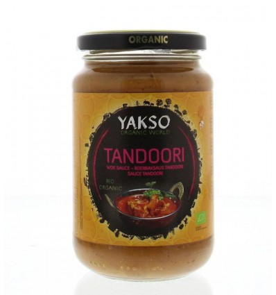 Sauzen Yakso Roerbaksaus tandoori biologisch 350 gram kopen