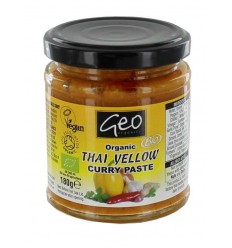 Geo Organics Curry paste thai yellow biologisch 180 gram