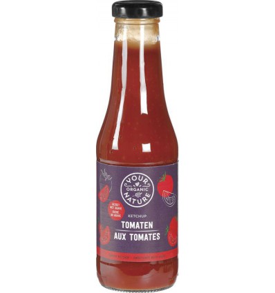 Sauzen Your Organic Nature Tomaten ketchup classic biologisch 500 gram kopen