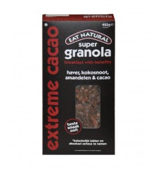 Eat Natural Granola extreem cacao 425 gram | Superfoodstore.nl