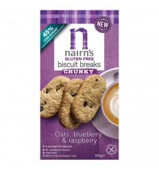 Nairns Breakfast biscuit blueberry & raspberry 160 gram