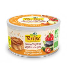 Tartex Pate zongerijpte groente biologisch 125 gram