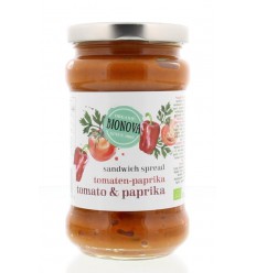 Bionova Sandwichspread tomaat/paprika bio 280 gram