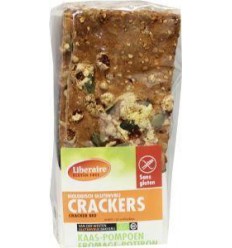 Liberaire Crackers pompoen 250 gram