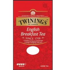 Twinings English breakfast tea karton 100 gram