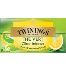 Thee Twinings Groene thee citroen 25 zakjes kopen
