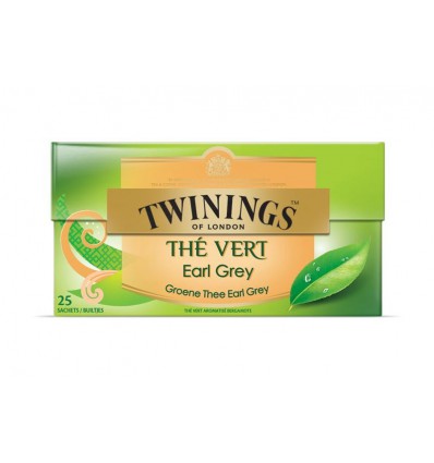Groene Thee Twinings Green earl grey 25 zakjes kopen
