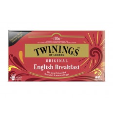 Twinings English breakfast envelop zwart 50 stuks