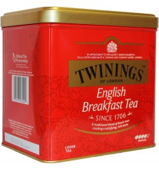 Thee Twinings English breakfast blik 500 gram kopen