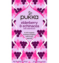 Pukka Elderberry & echinacea biologisch 20 zakjes