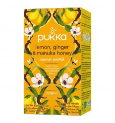 Pukka Lemon ginger manuka honey biologisch 20 zakjes