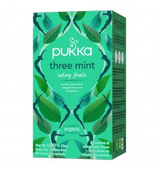 Pukka Three mint biologisch 20 zakjes