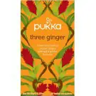 Pukka Three ginger 20 zakjes