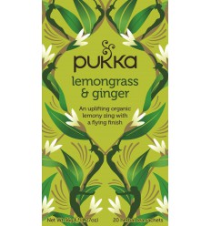 Pukka Lemongrass & ginger thee biologisch 20 zakjes