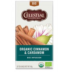 Celestial Season Organic cinnamon & cardamom 20 zakjes