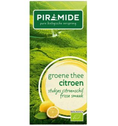 Piramide Groene thee met citroen eko 20 zakjes |