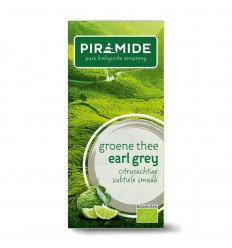 Piramide Groene thee & earl grey eko biologisch 20 zakjes