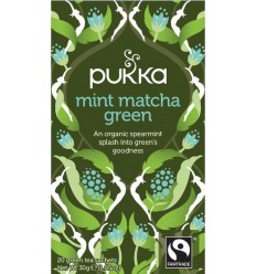 Pukka Mint matcha green biologisch 20 zakjes