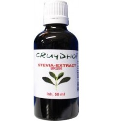 Cruydhof Stevia extract bruin 50 ml | Superfoodstore.nl