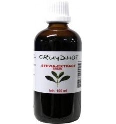 Cruydhof Stevia extract bruin 100 ml | Superfoodstore.nl